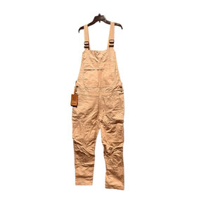 Men's LIVSN flex canvas Beige Cargo Overalls Waist 34 x32